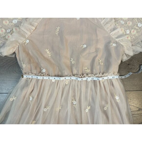 SALT Rosalind Embroidered Tulle Dress XL - Picture 10 of 13